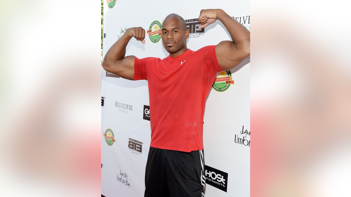 Professional wrestler Shad Gaspard attends The 4th annual Alex Thomas Celebrity Golf Classic presented by Belvedere at Mountain Gate Country Club on July 15, 2013 in Los Angeles, California.