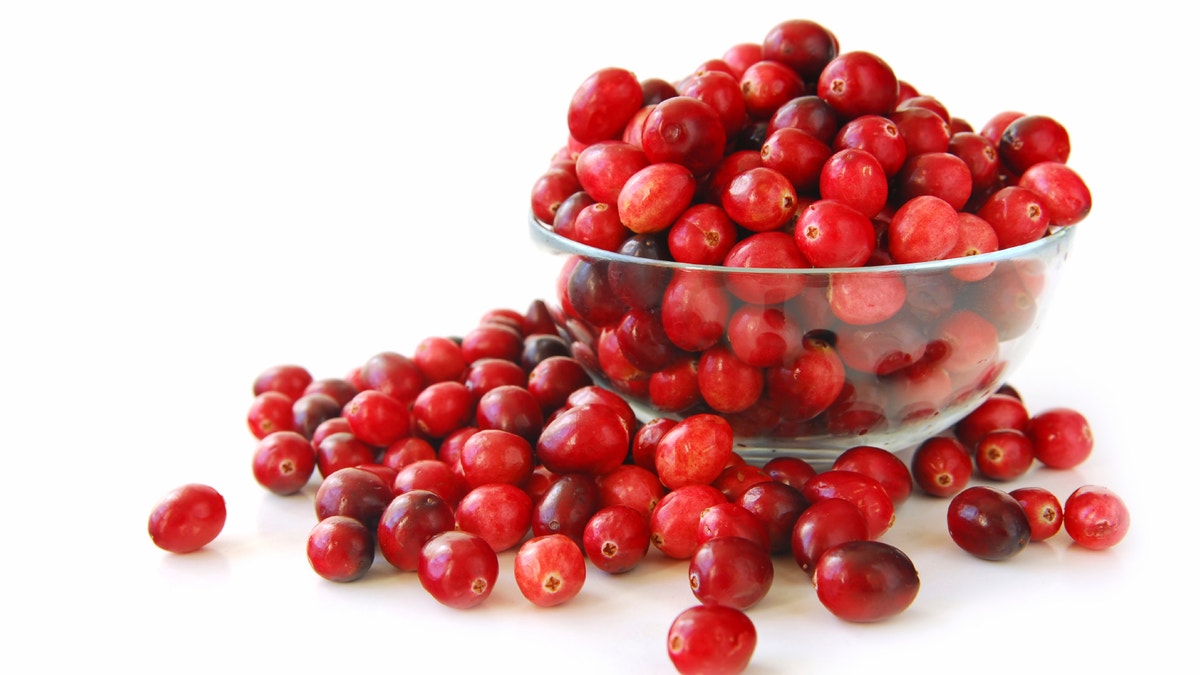 Cranberries in a bowl