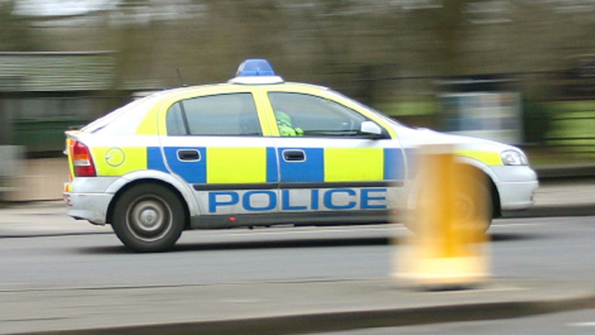 Panned Police Car