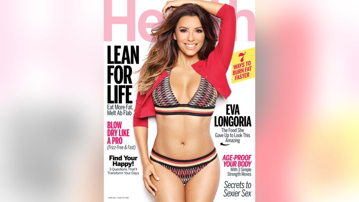 eva longoria health cover june 2017