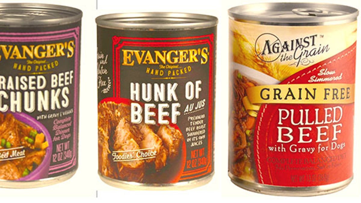 Evanger dog outlet food