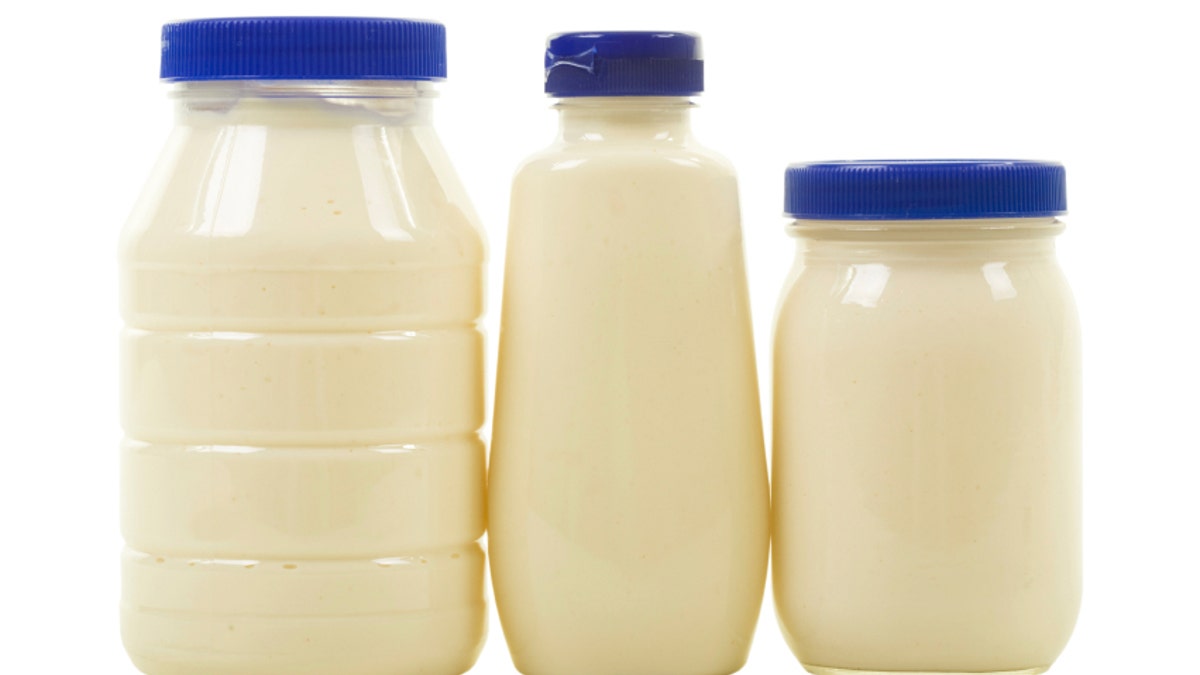 Three Jars with Mayonnaise