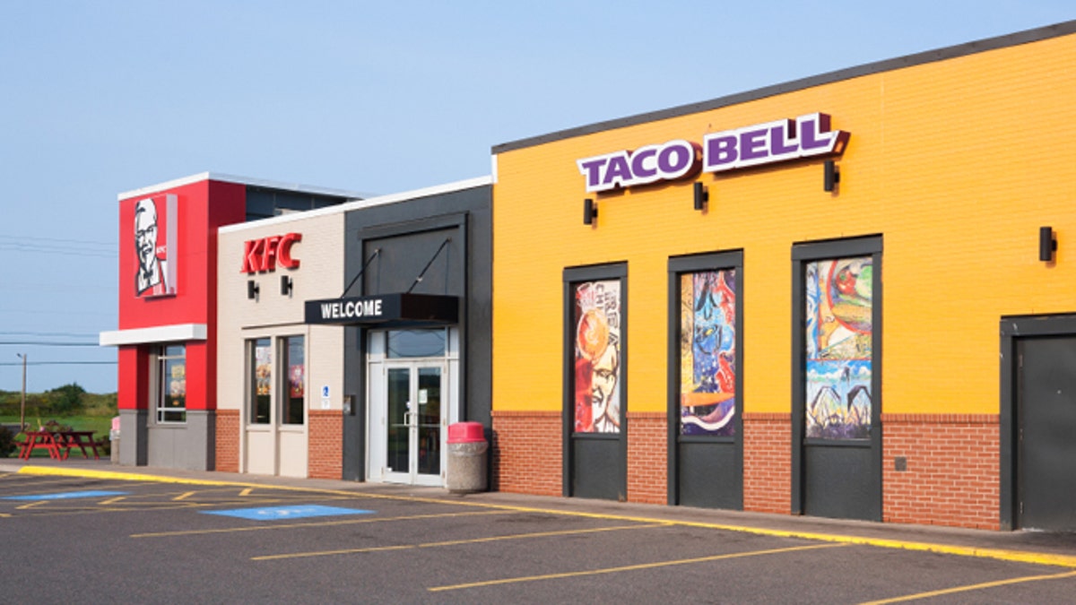 Taco Bell And KFC Restaurant