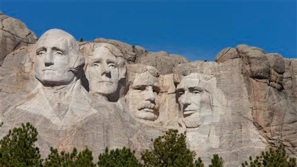 Mount Rushmore National Monument near Keystone, South Dakota (Photo by: Minden Pictures/AP Images)