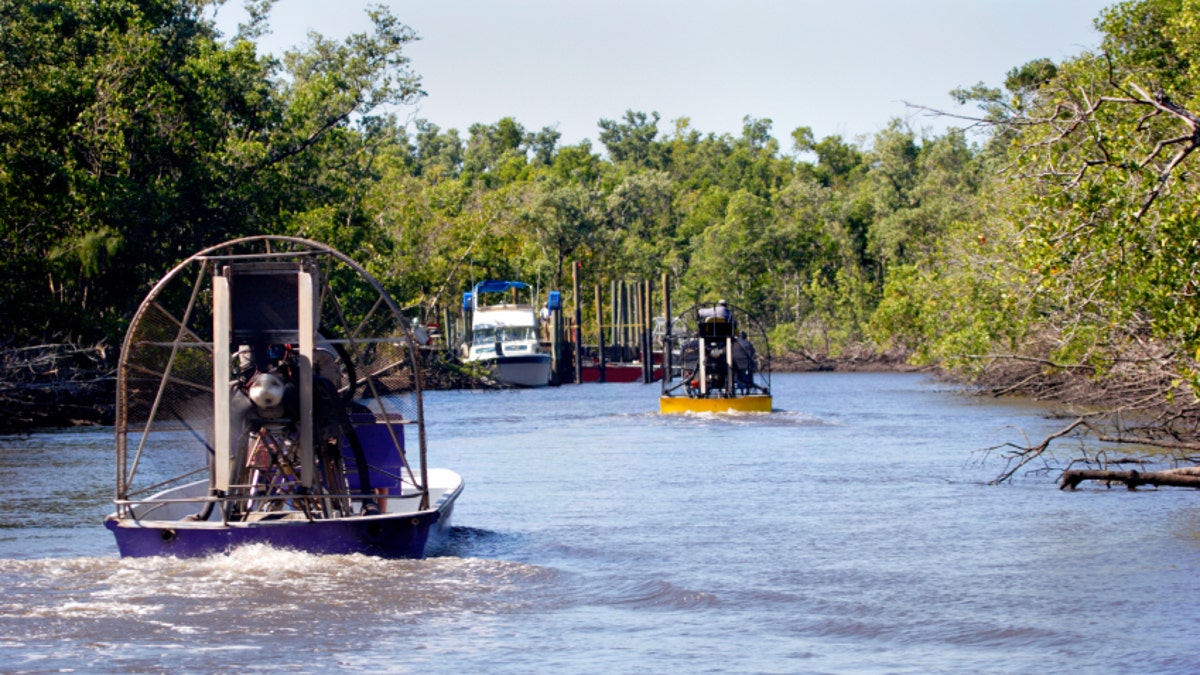 Airboats on the River