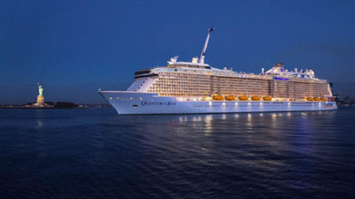 The ship has more than 2,000 staterooms, but Royal Caribbean has said it would reduce guest capacity to no more than 50% occupancy.