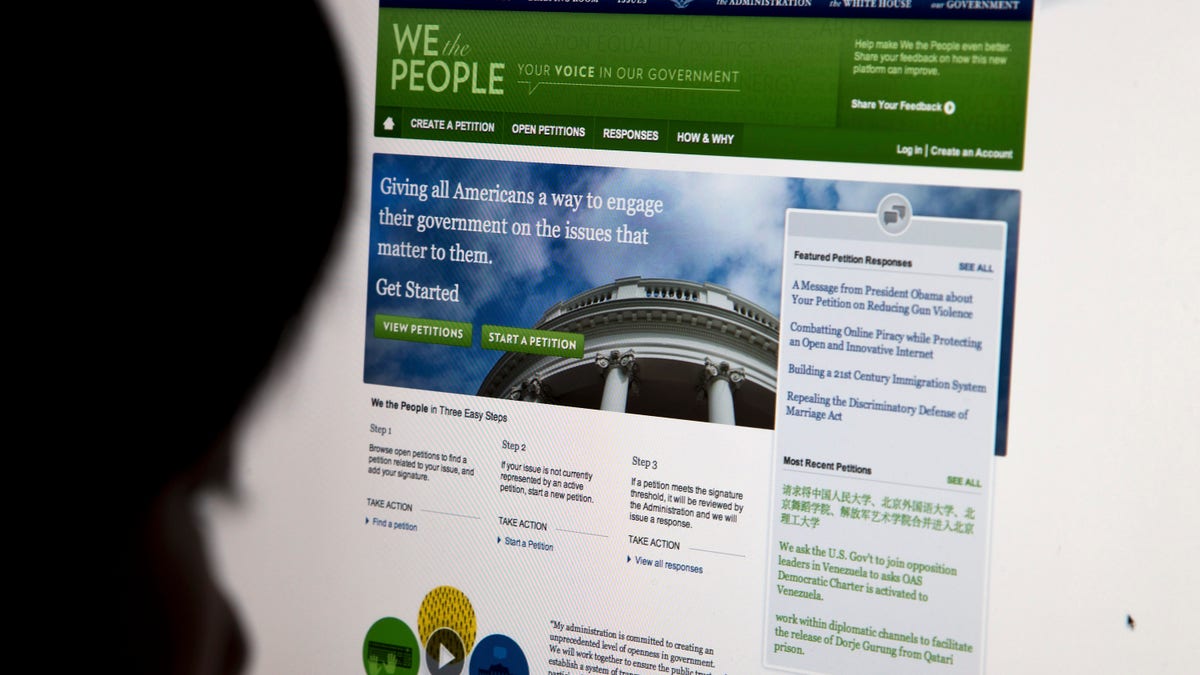 China White House Petitions