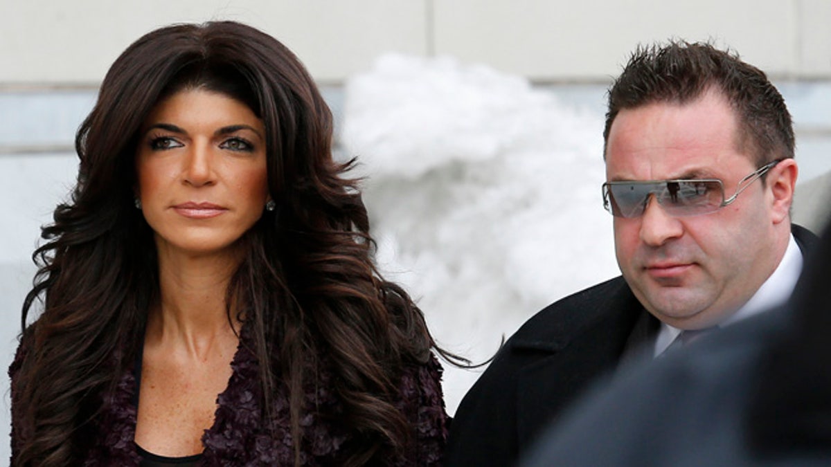 Teresa Giudice, 41, (L) and her husband Giuseppe 