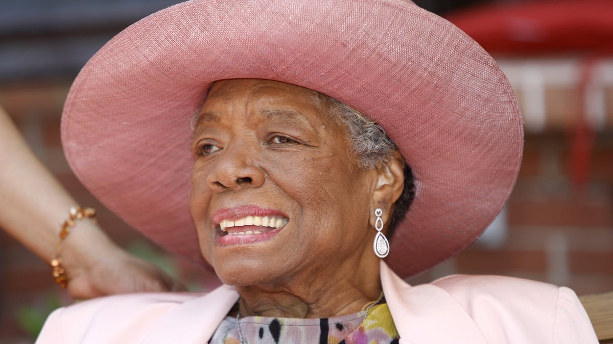 Maya Angelou file photo