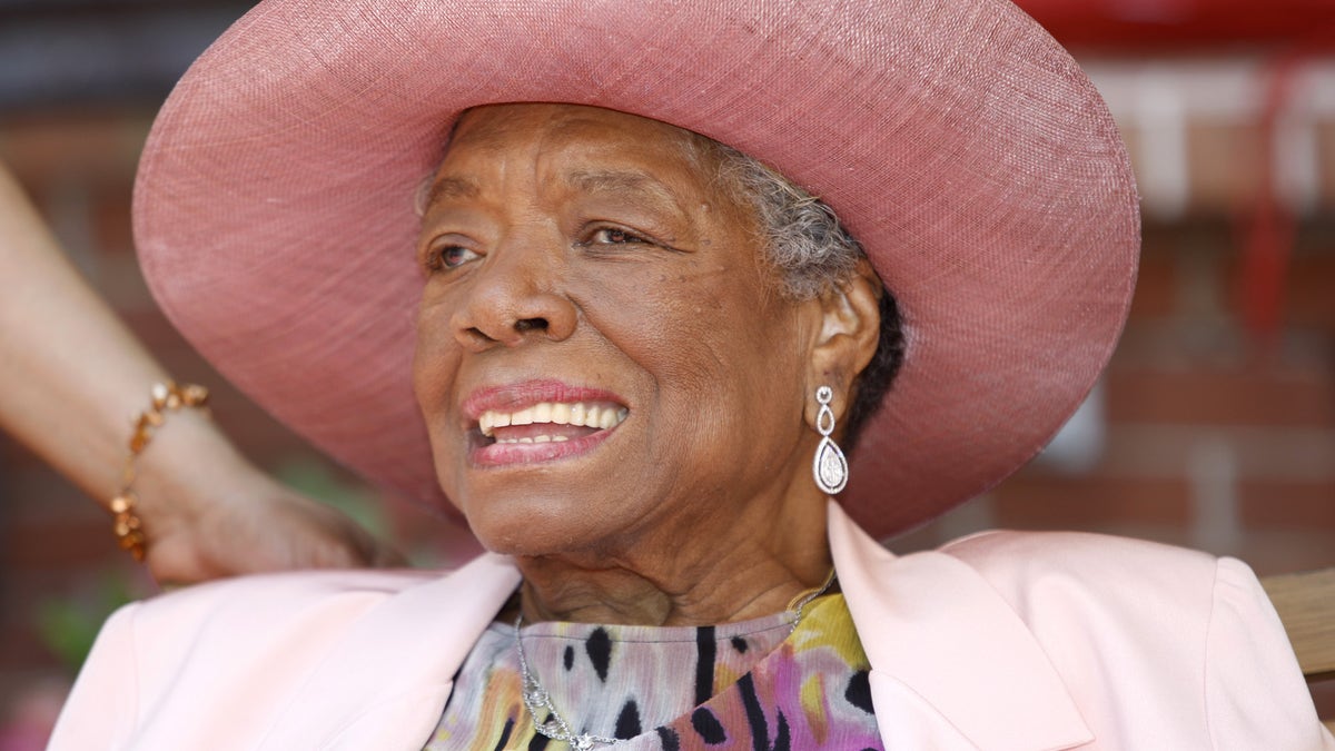 Maya Angelou file photo