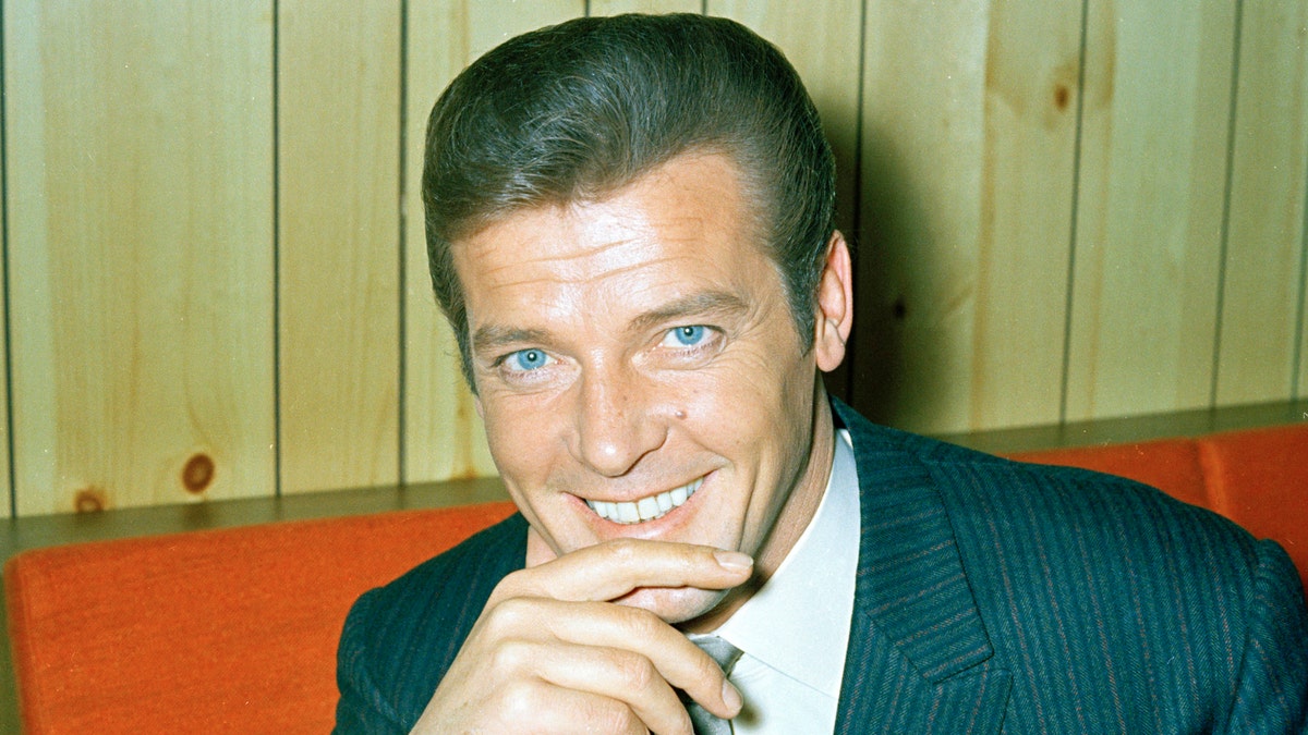 FILE - This is a May 1968 file photo of British actor Roger Moore of 