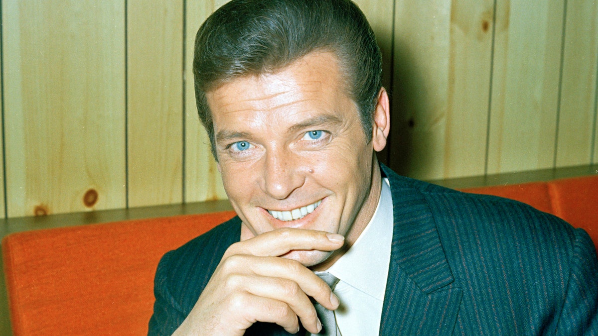 FILE - This is a May 1968 file photo of British actor Roger Moore of 