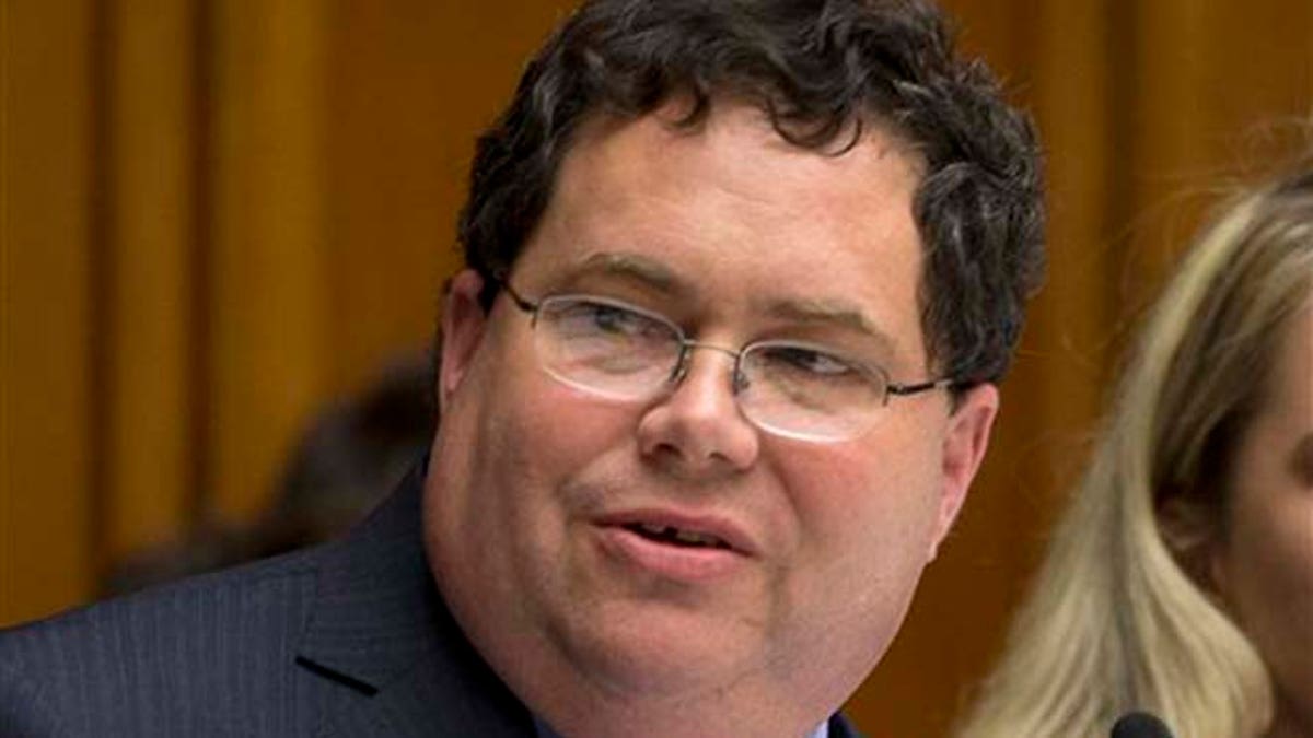 FILE - In this March 19, 2013 file photo, Rep. Blake Farenthold, R-Texas is seen on Capitol Hill in Washington.   (AP Photo/Jacquelyn Martin, File)