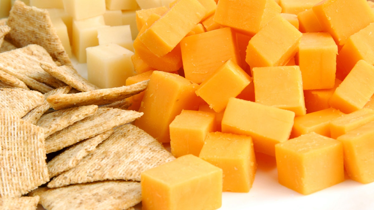 Cheese and crackers