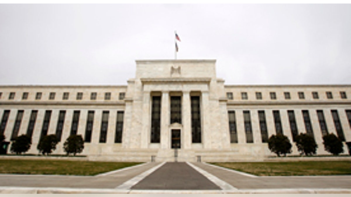 The U.S. Federal Reserve Building is pictured in Washington.