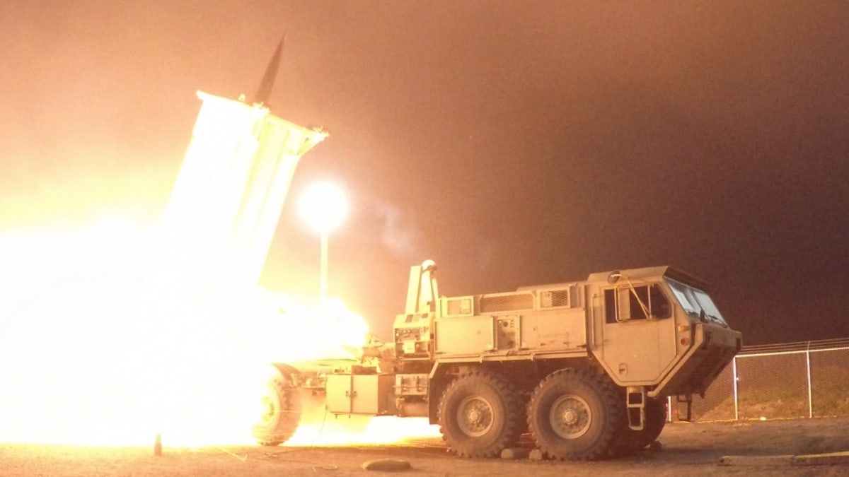 THAAD missile test
