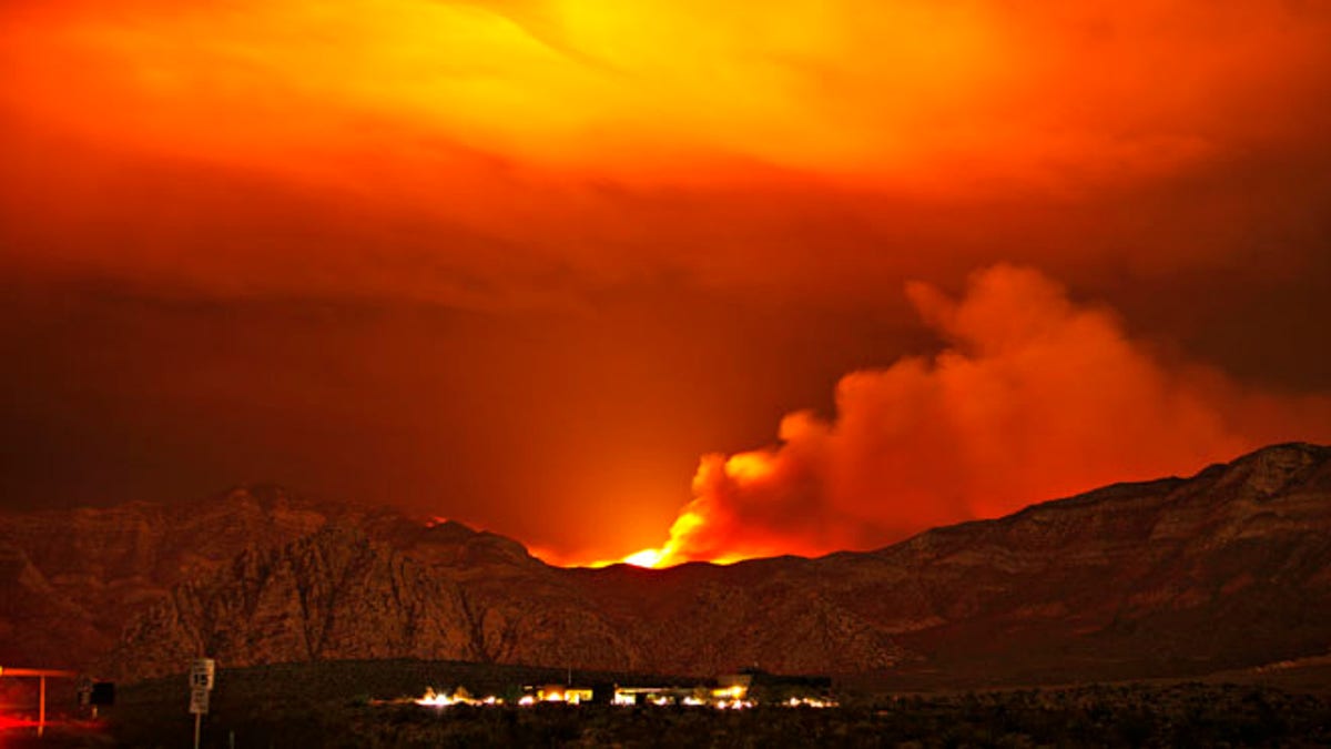 APTOPIX Nevada Wildfires