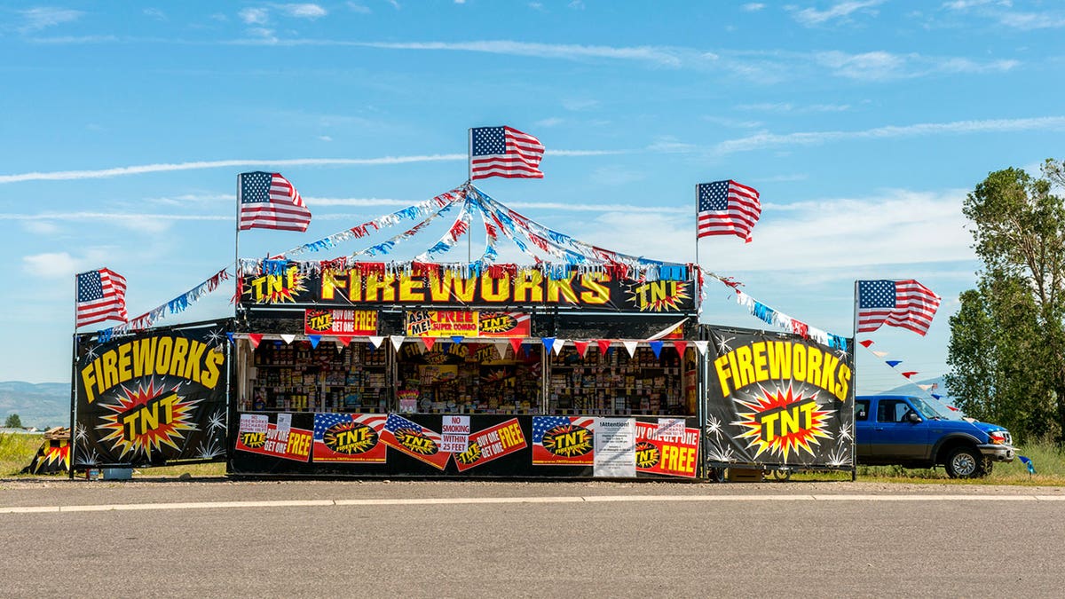firework stand istock
