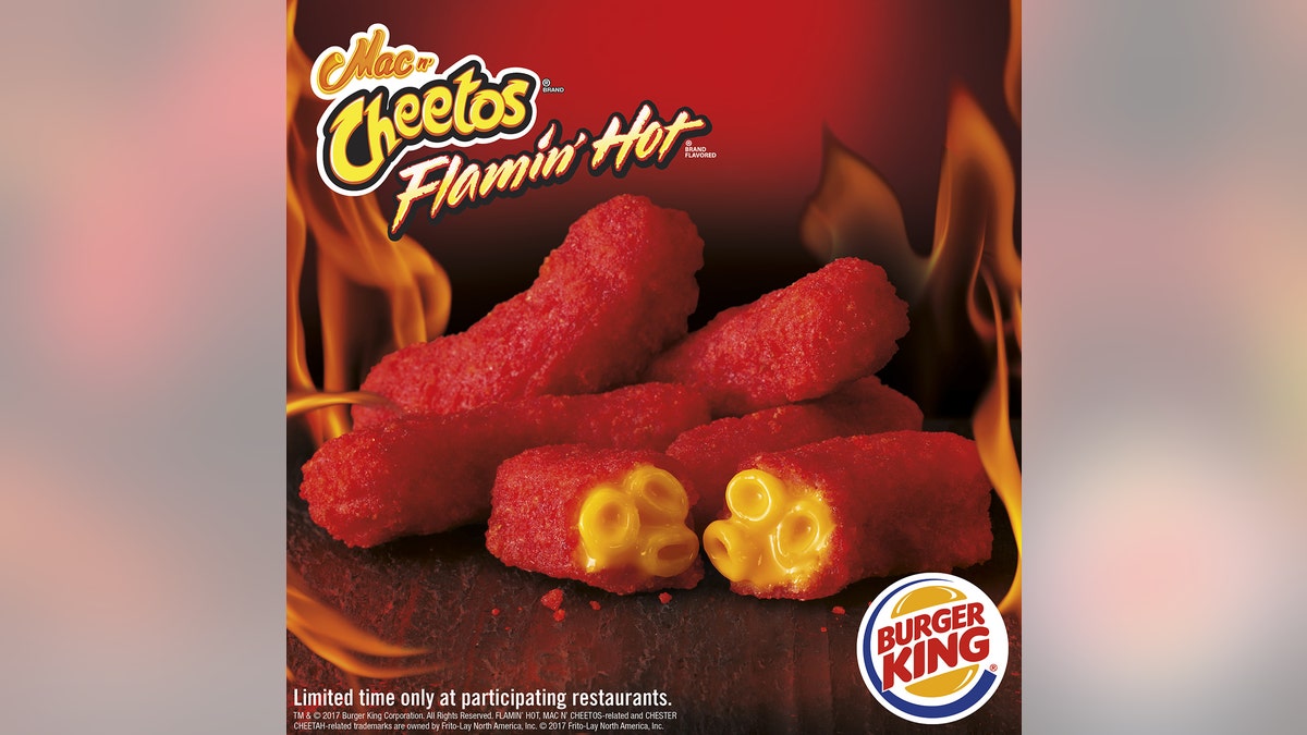 Burger King Flamin' Hot Mac 'n' Cheetos