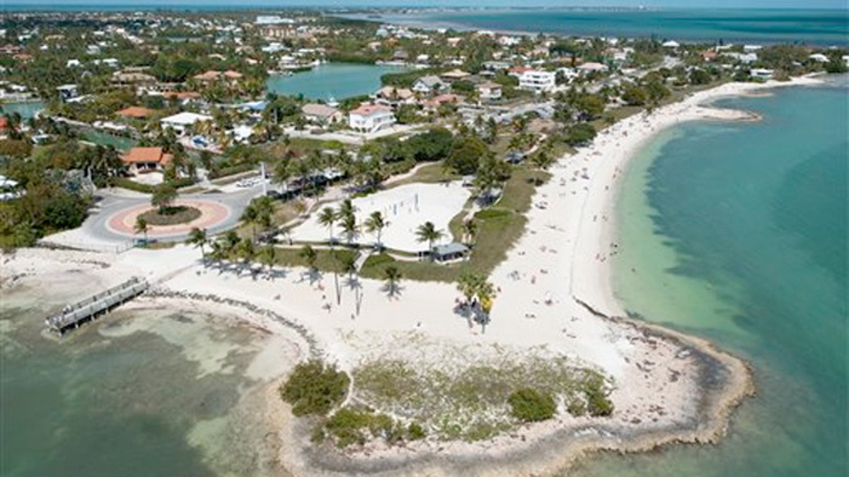 March 10, 2013: Florida Keys residents and visitors enjoy Sombrero Beach Park in Marathon, Fla. 