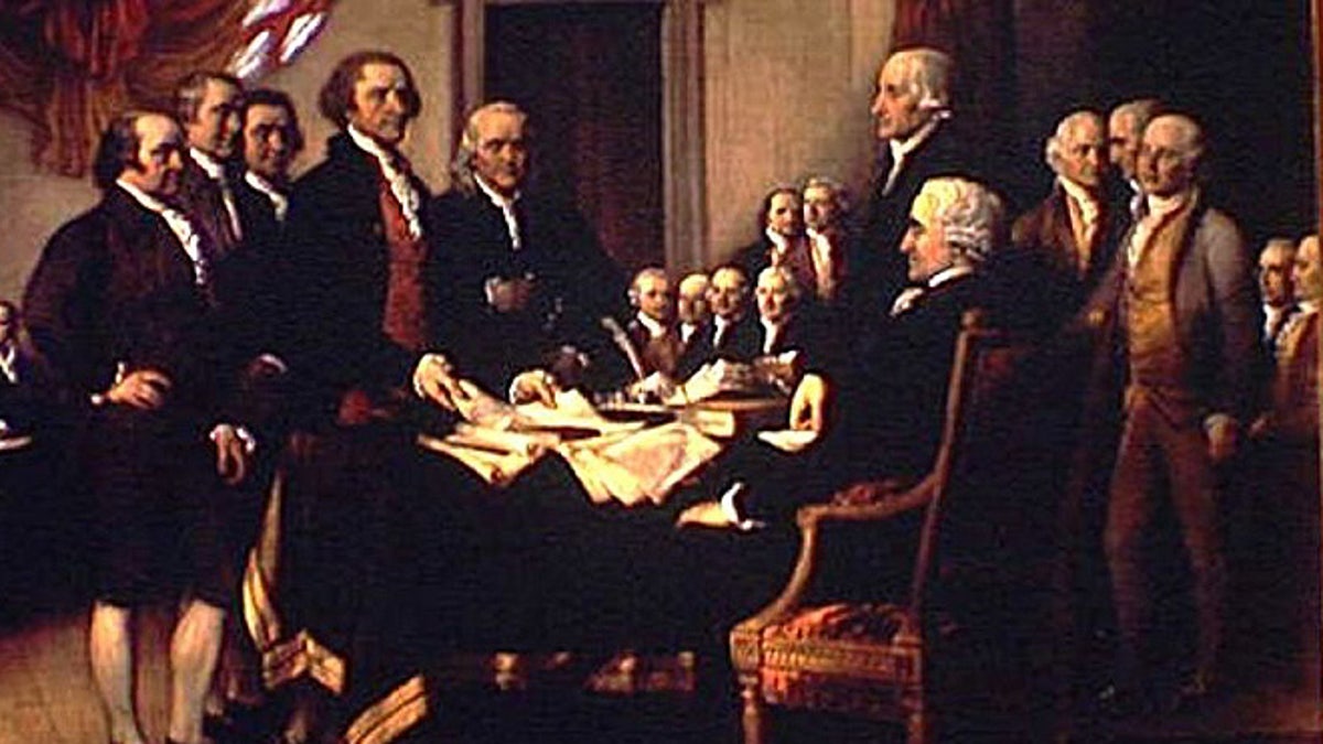 photo of signing of Constitution