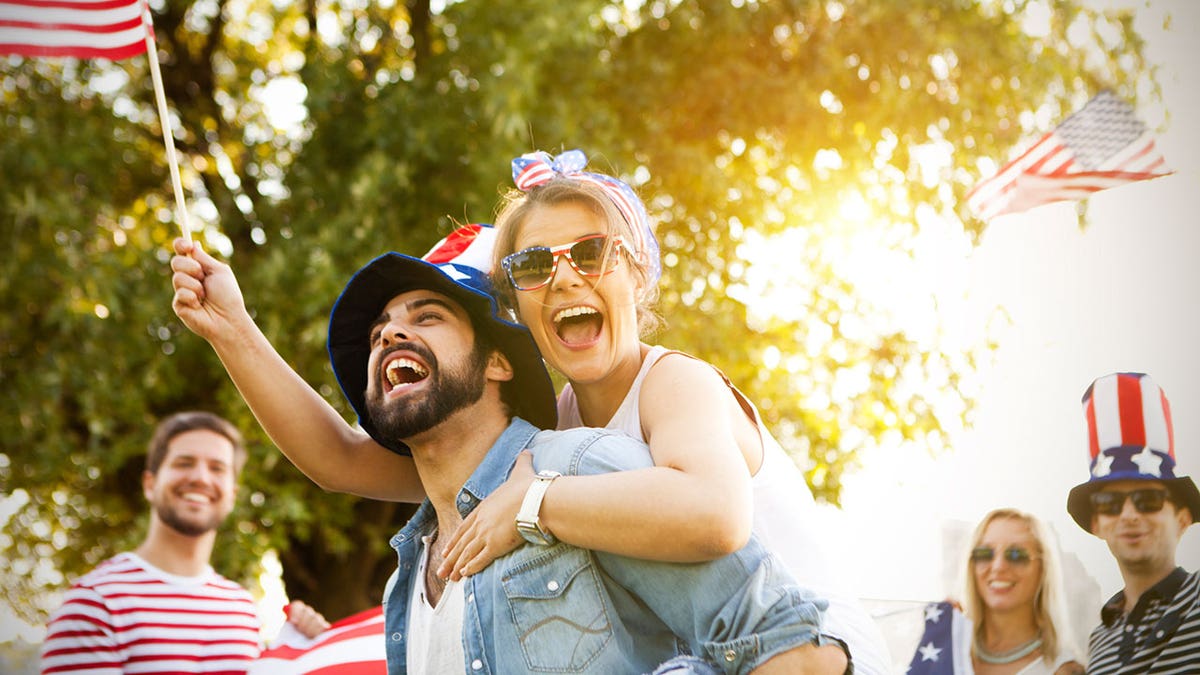 fourth of july revelers, istock