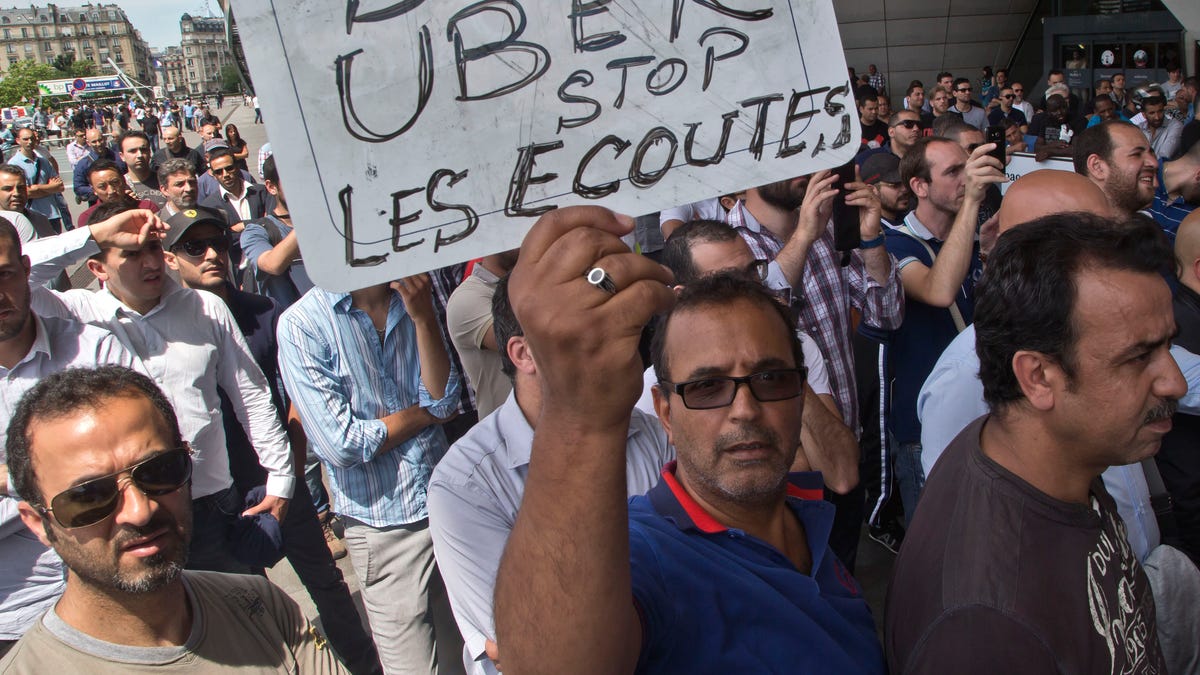 Uber France Taxi Strike