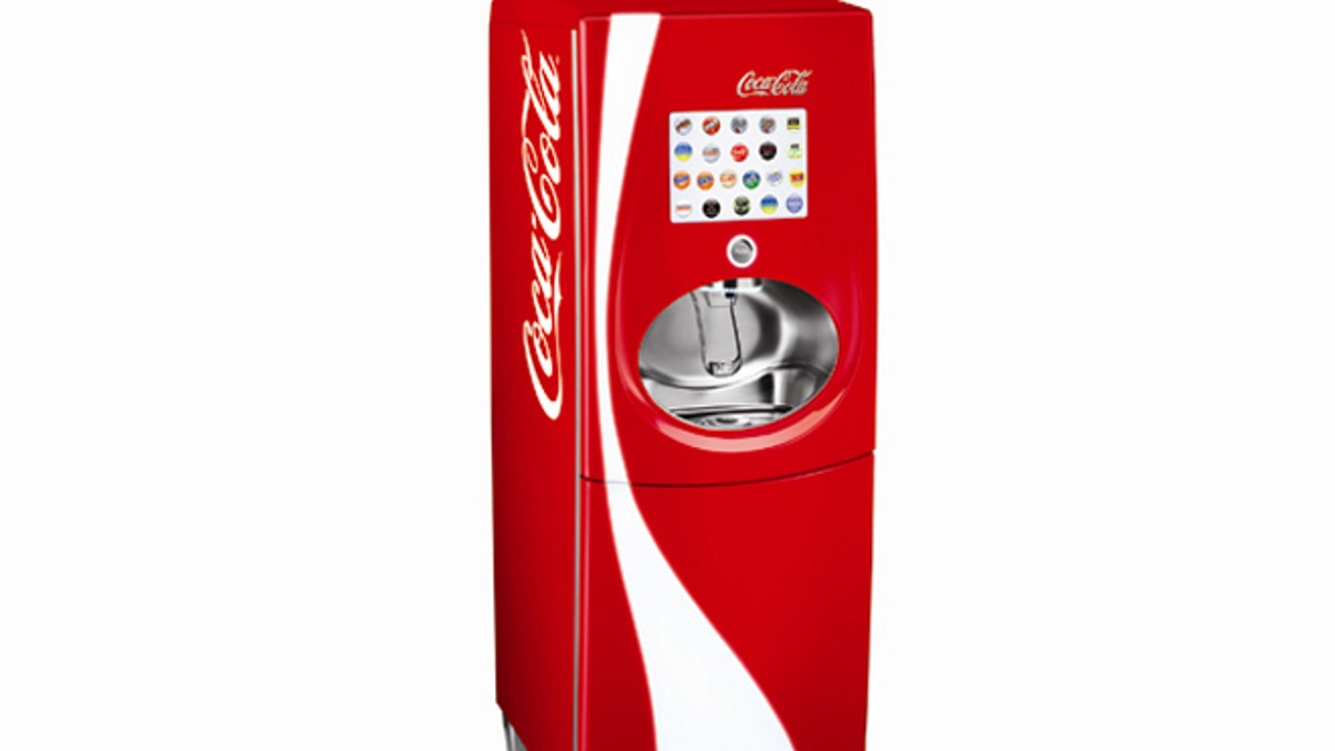 Futuristic soda fountain dispenses new versions of old