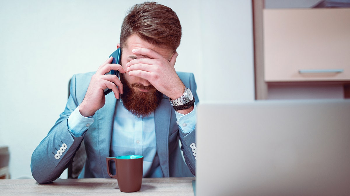 annoyed worker istock