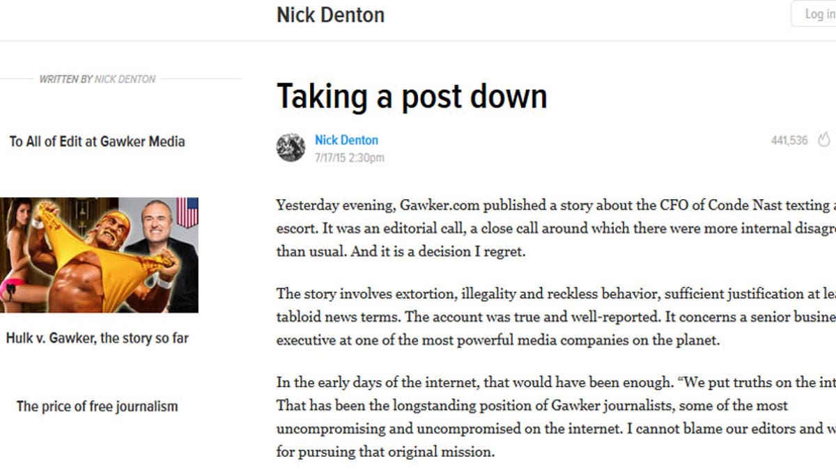 Situs gosip Gawker bermasalah setelah CEO yang menikah meninggalkan penerbit saingannya