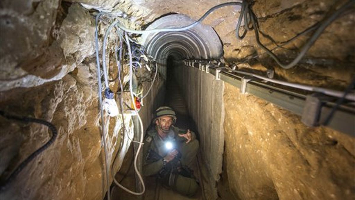Mideast Israel-Palestinians-Tunnel Threat