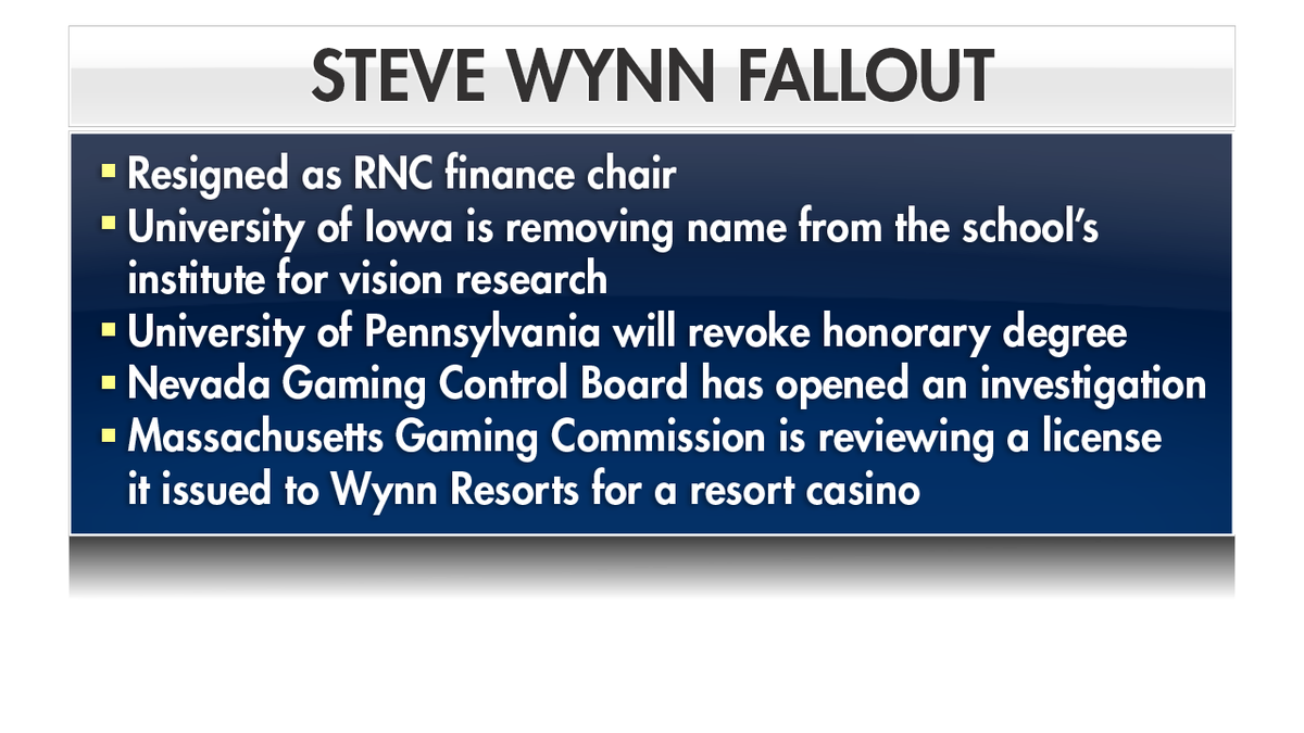 Steve Wynn Fallout