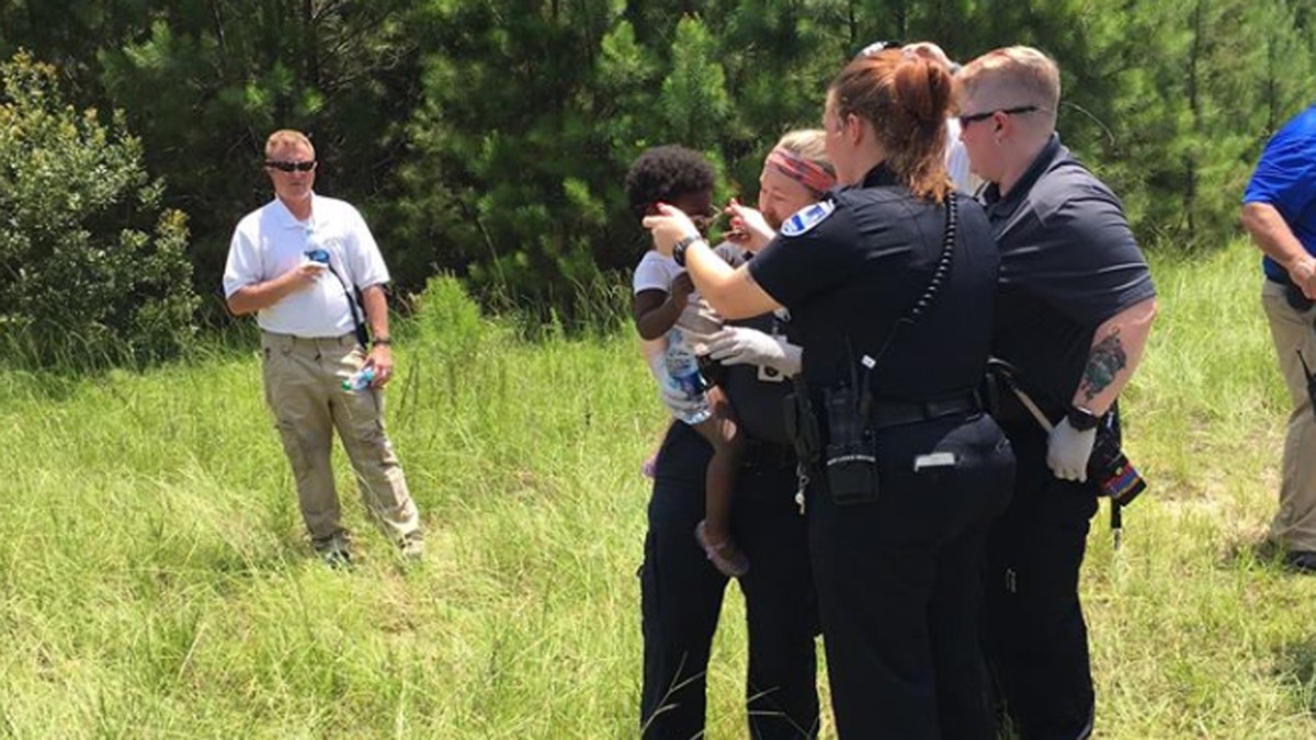 Video Shows Moment When Missing Toddler Found In Georgia Woods | Fox News