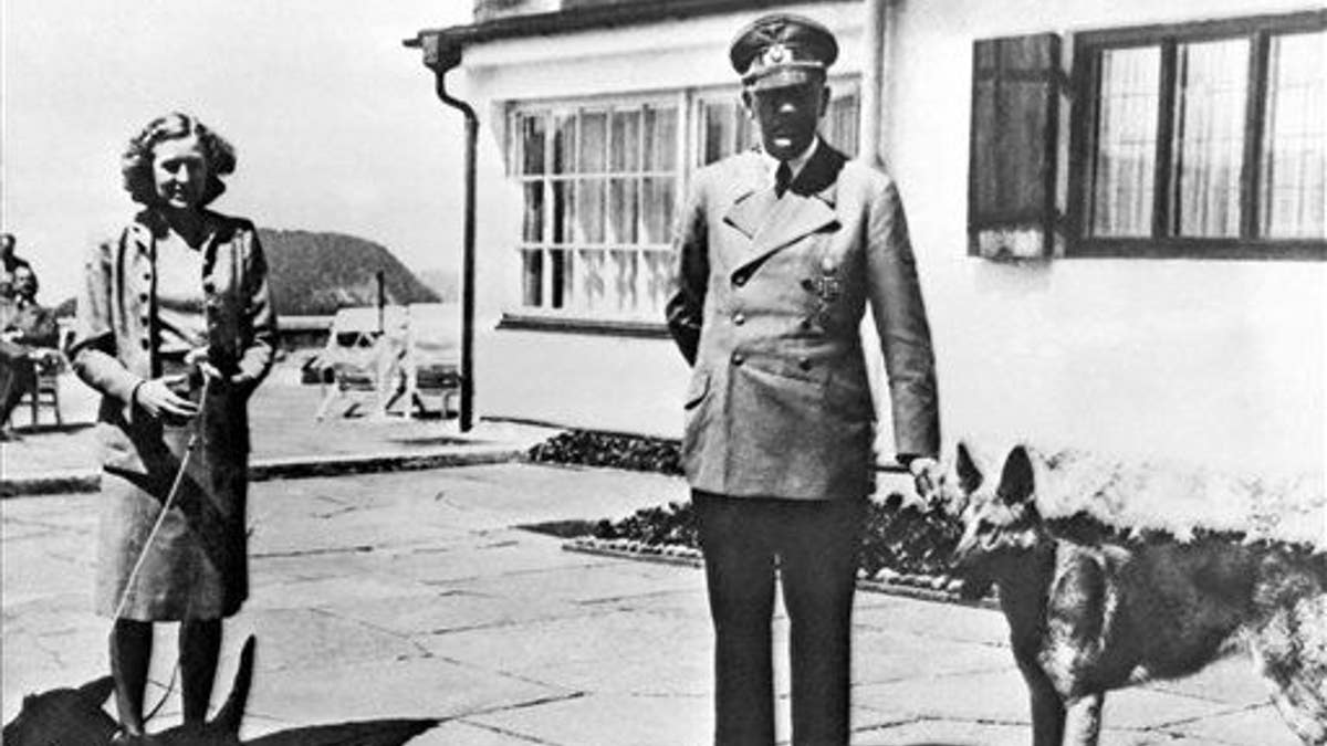 Adolf Hitler and Eva Braun