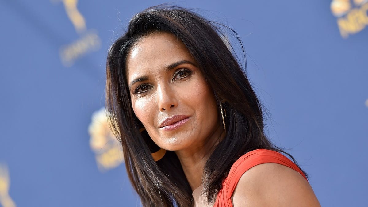 LOS ANGELES, CA - SEPTEMBER 17:  Padma Lakshmi attends the 70th Emmy Awards at Microsoft Theater on September 17, 2018 in Los Angeles, California.  (Photo by Axelle/Bauer-Griffin/FilmMagic)