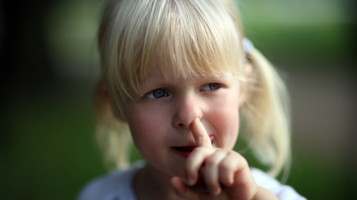 girl picking nose boogers istock medium