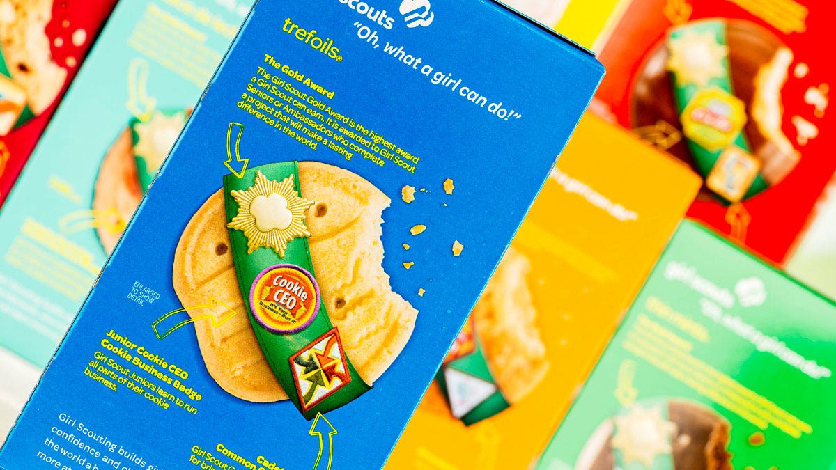 girl scout cookies istock