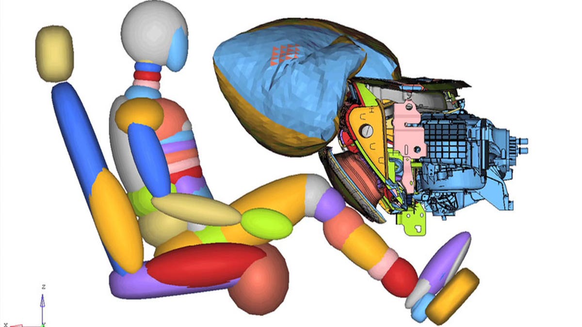 2015 Ford Mustang Active Glovebox Knee Airbag