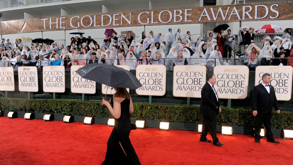 Golden Globes-Rainy Red Carpets