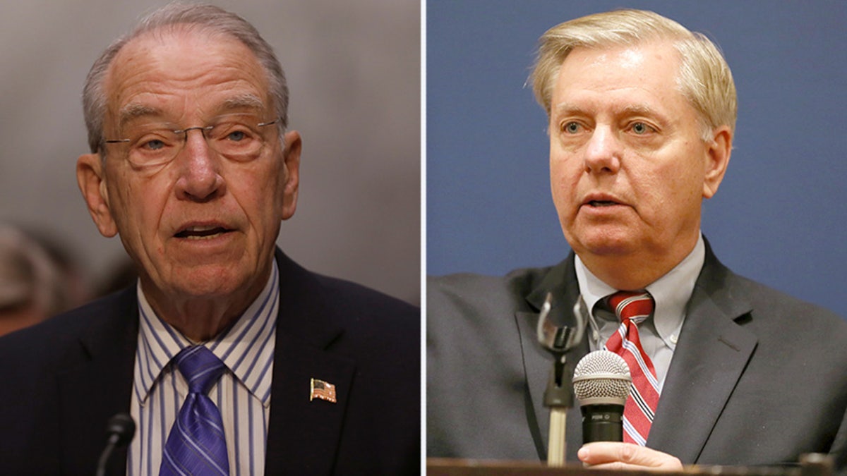 Sens. Chuck Grassley and Lindsey Graham.