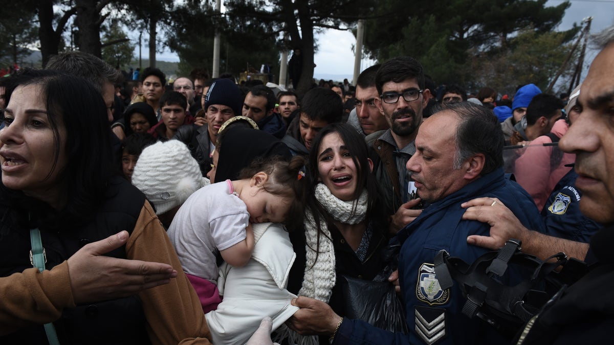 Greece Migrants AP