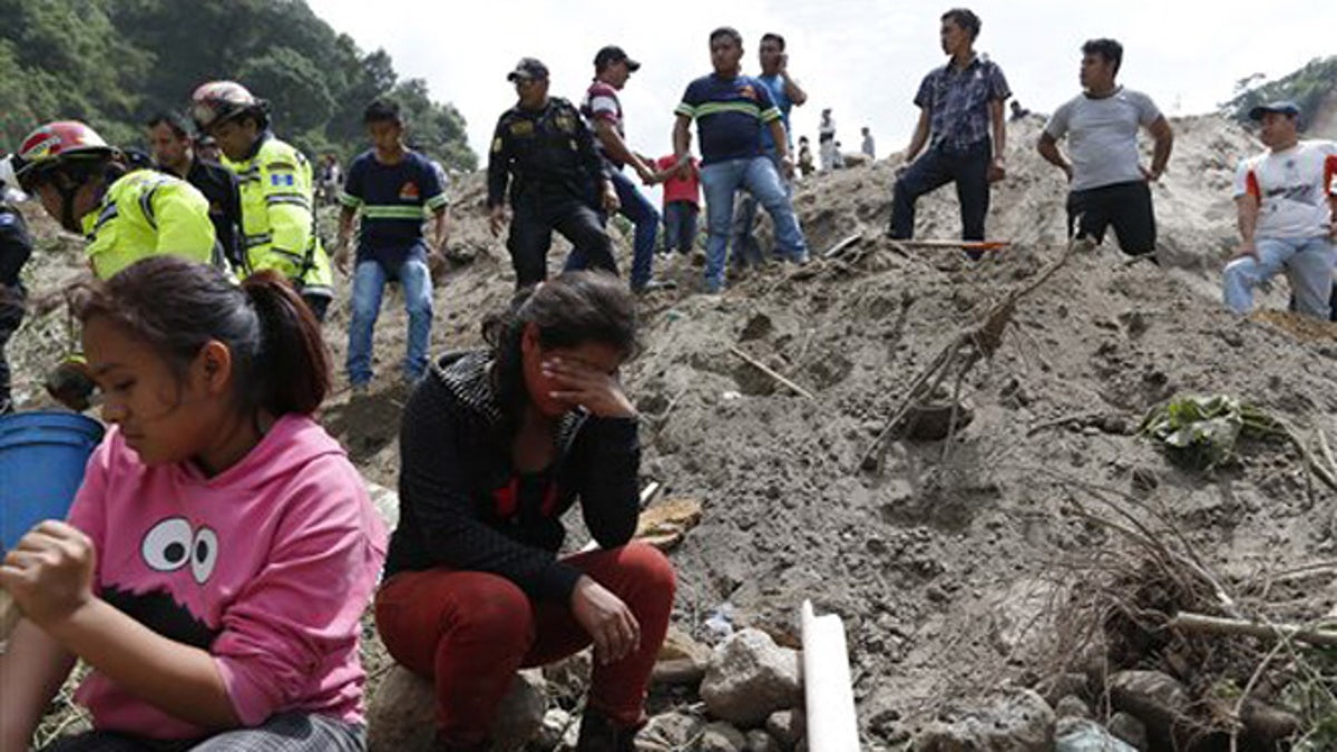 APTOPIX Guatemala Mudslide