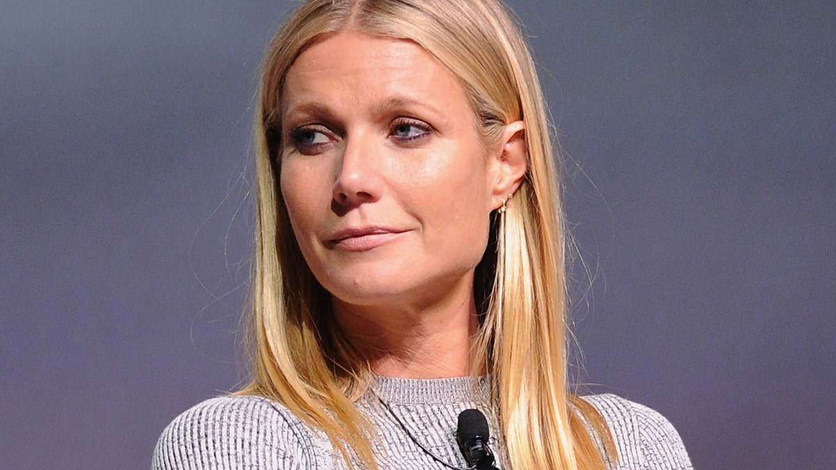 Actress Gwyneth Paltrow speaks during 