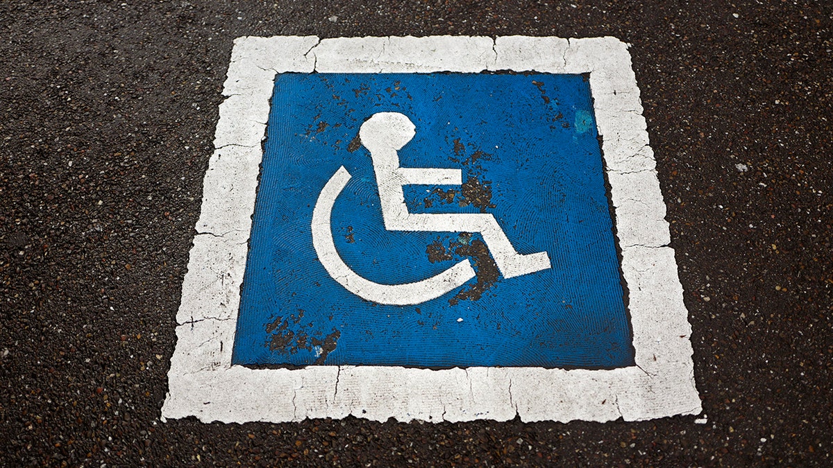 disabled parking space