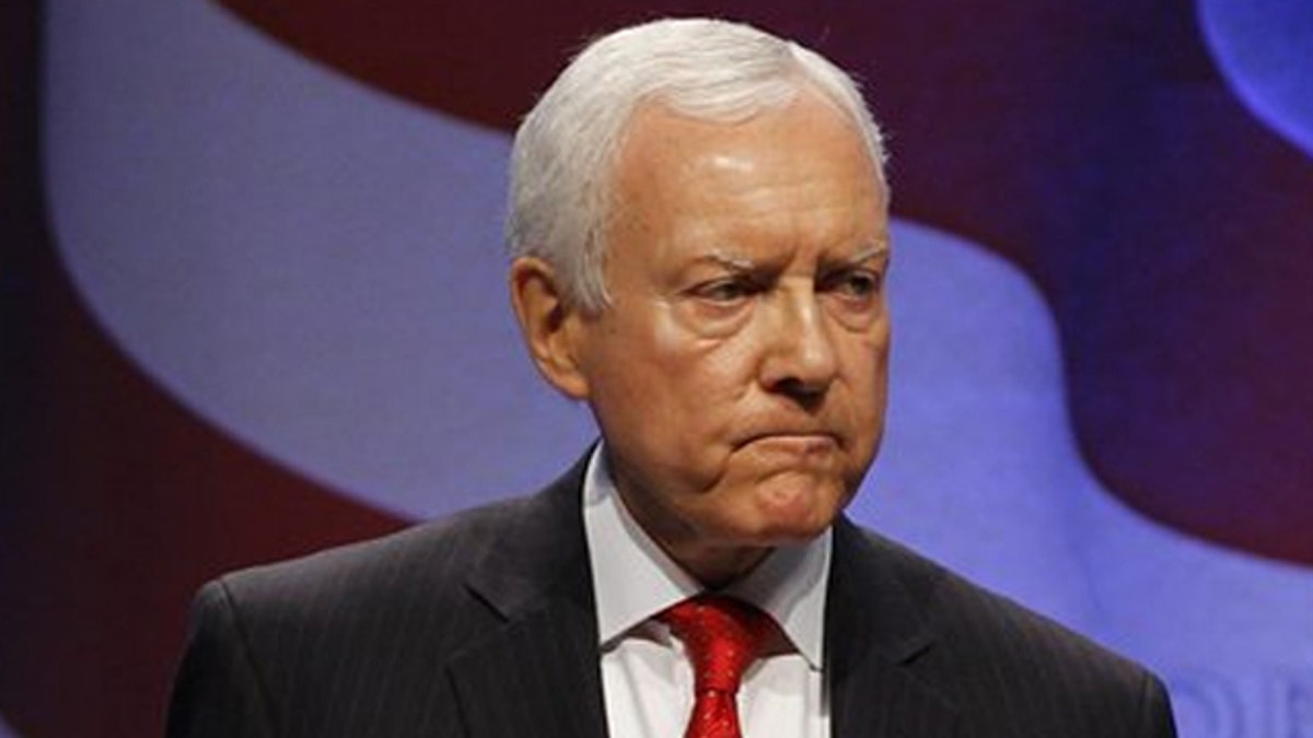 In this Feb. 11 photo, Sen. Orrin Hatch speaks at the Conservative Political Action Conference in Washington.