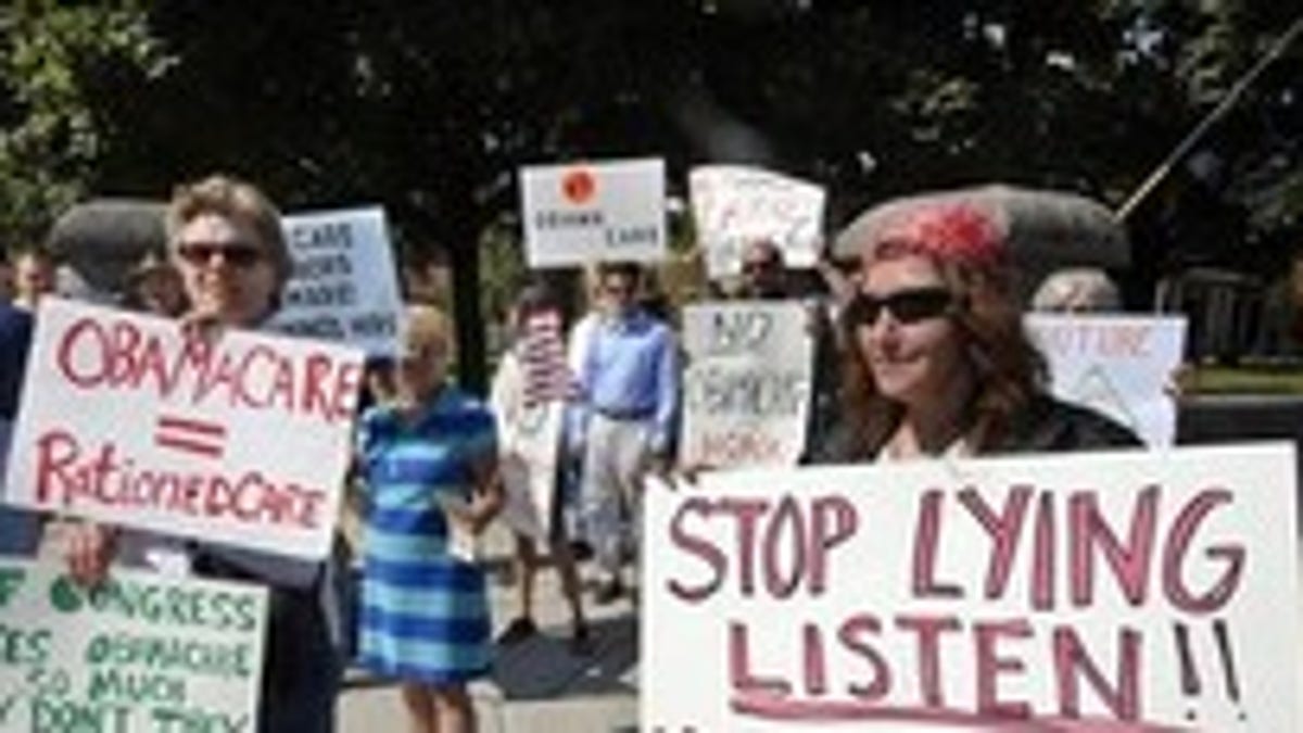 Health Overhaul Protest