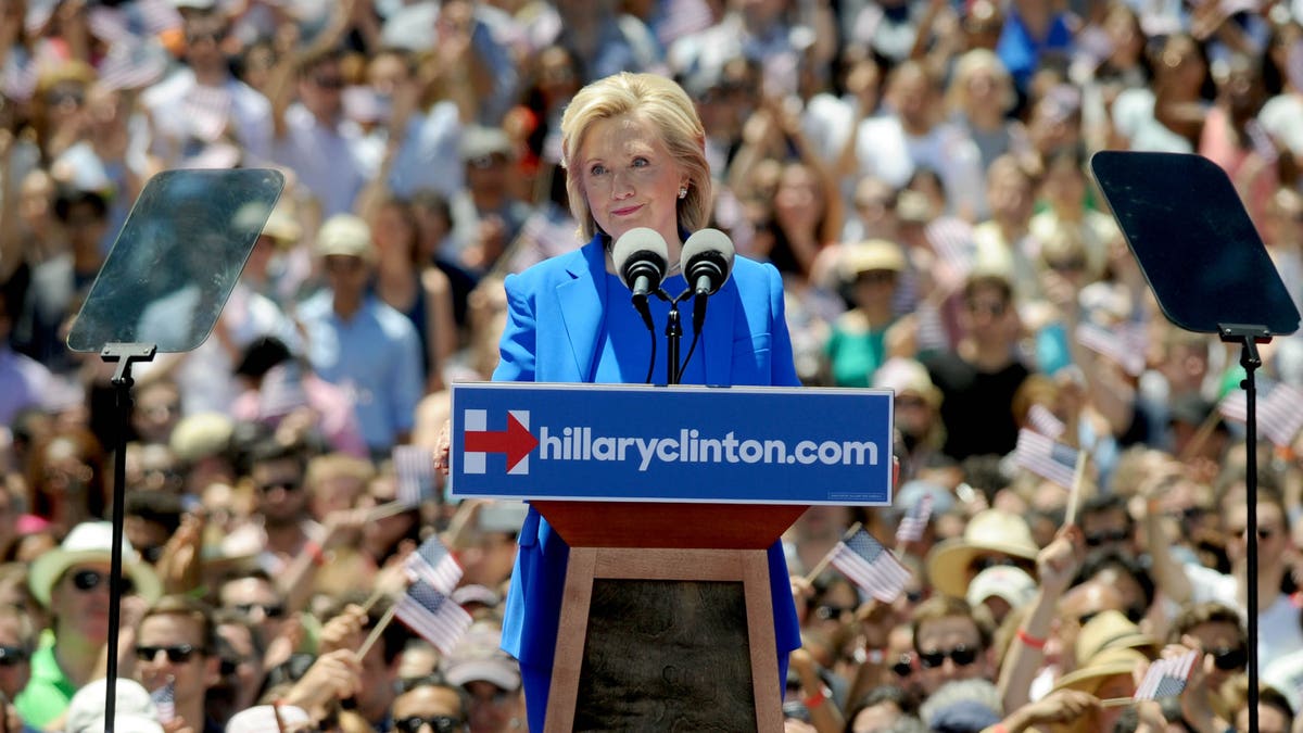 Hillary Clinton campaigning