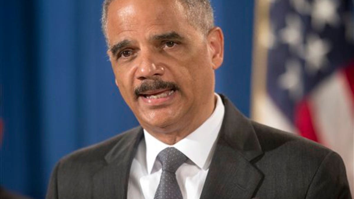 Attorney General Eric Holder announces at the Justice Department in Washington Monday, July 14, 2014, that Citigroup will pay $7 billion to settle an investigation into risky subprime mortgages, the type that helped fuel the financial crisis. The agreement comes weeks after talks between the sides broke down, prompting the government to warn that it would sue the New York investment bank. The bank had offered to pay less then $4 billion, a sum substantially less that what the Justice Department was asking for. The settlement stems from the sale of securities made up of subprime mortgages, which fueled both the housing boon and bust that triggered the Great Recession at the end of 2007. (AP Photo/Pablo Martinez Monsivais)