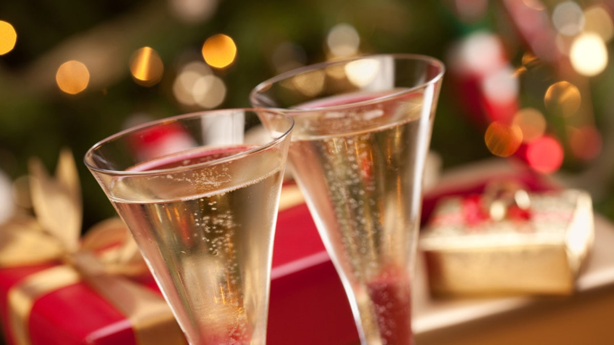 Sparkling Champagne Flutes and Gifts