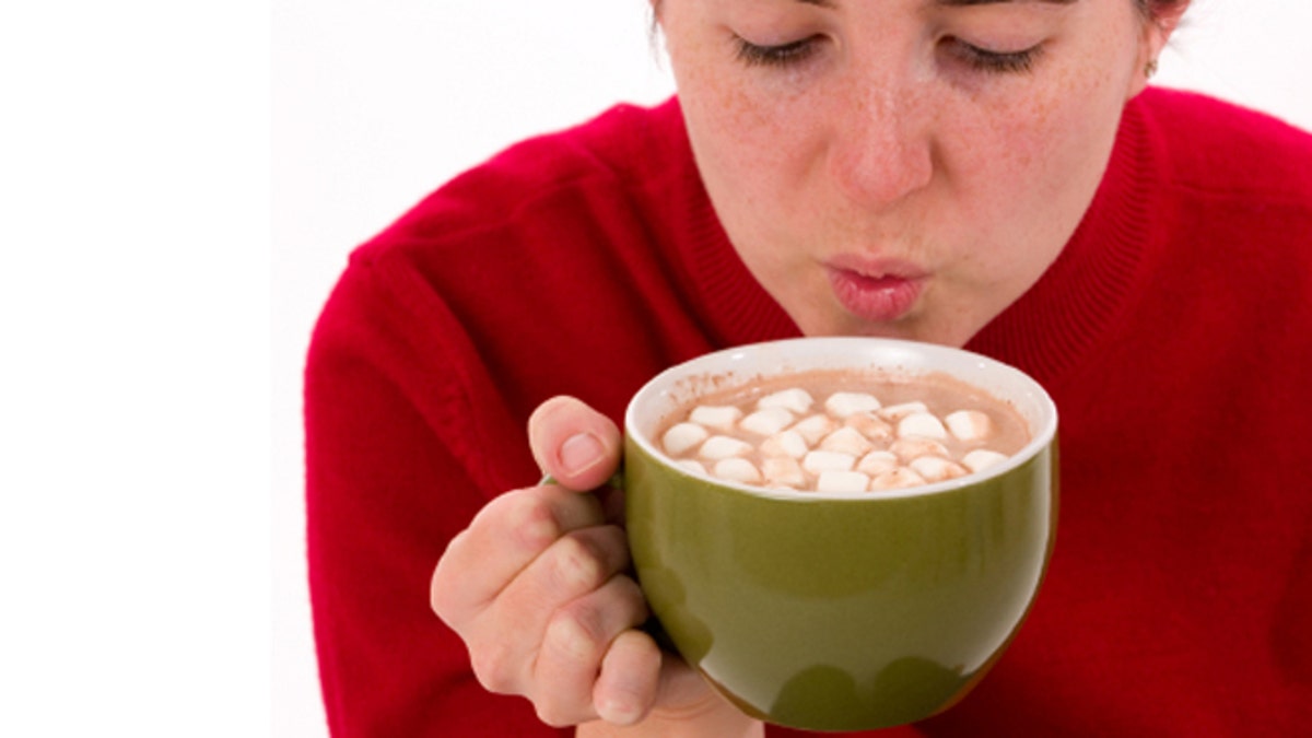 Blowing on Hot Chocolate